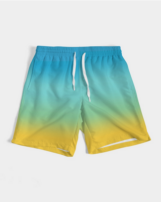 Ocean View Couple Swimwear Mesh Dress & Trunk Set